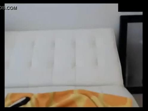 Intense pale petite masturbation